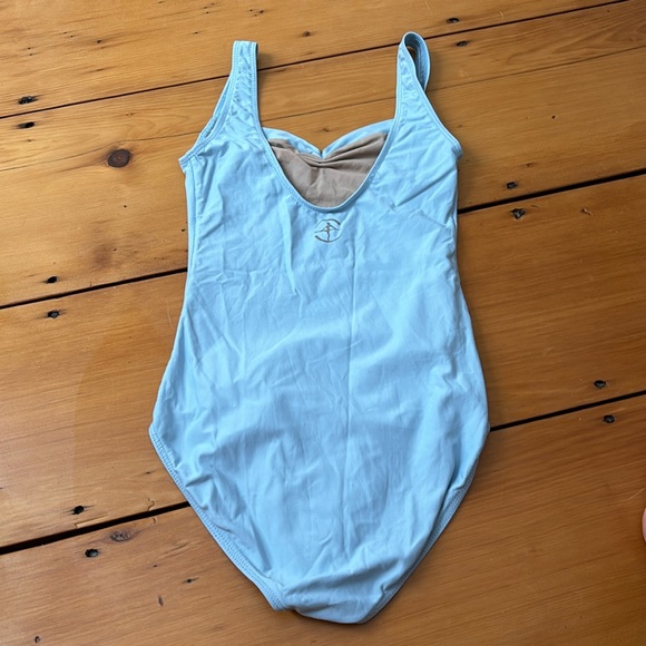 Wear Moi Women’s Faustine leotard in Sky - Picture 2 of 5